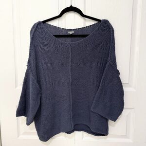 Aerie Blue Crew Neck Sweater